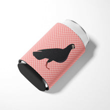 Load image into Gallery viewer, Budapest Highflyer Pigeon Pink Check Can or Bottle Hugger BB7947CC