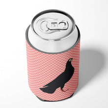 Load image into Gallery viewer, Budapest Highflyer Pigeon Pink Check Can or Bottle Hugger BB7947CC
