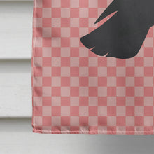 Load image into Gallery viewer, Budapest Highflyer Pigeon Pink Check Flag Canvas House Size BB7947CHF