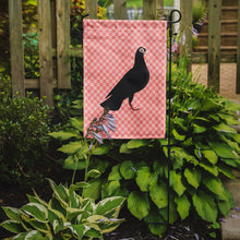 Load image into Gallery viewer, Budapest Highflyer Pigeon Pink Check Garden Flag - Outdoor Decorative Yard Flag