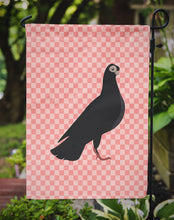 Load image into Gallery viewer, Budapest Highflyer Pigeon Pink Check Garden Flag - Outdoor Decorative Yard Flag