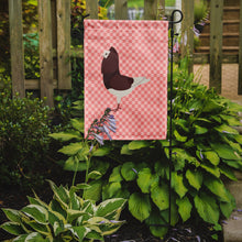 Load image into Gallery viewer, Capuchin Red Pigeon Pink Check Garden Flag - Outdoor Decorative Yard Flag
