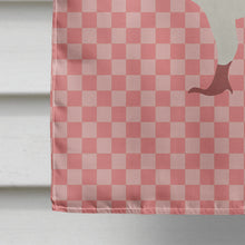 Load image into Gallery viewer, German Modena Pigeon Pink Check Flag Canvas House Size BB7949CHF