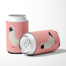 Load image into Gallery viewer, Nun Pigeon Pink Check Can or Bottle Hugger BB7952CC