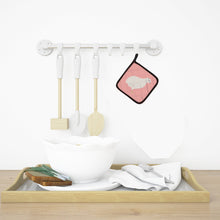 Load image into Gallery viewer, Texas Quail Pink Check Pot Holders - Set of 2 - Heat-Resistant Kitchen Essentials BB7957PTHD