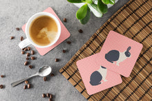 Load image into Gallery viewer, Dutch Rabbit Pink Check Foam Coaster  BB7958FC