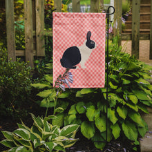 Load image into Gallery viewer, Dutch Rabbit Pink Check Garden Flag - Outdoor Decorative Yard Flag