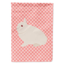 Load image into Gallery viewer, Hermelin Rabbit Pink Check Flag Canvas House Size BB7964CHF
