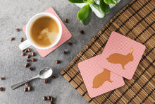 Load image into Gallery viewer, Rex Rabbit Pink Check Foam Coaster  BB7969FC