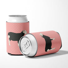 Load image into Gallery viewer, Herwick Sheep Pink Check Can or Bottle Hugger BB7970CC