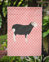Load image into Gallery viewer, Herwick Sheep Pink Check Garden Flag - Outdoor Decorative Yard Flag