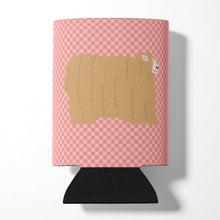 Load image into Gallery viewer, Lincoln Longwool Sheep Pink Check Can or Bottle Hugger BB7971CC