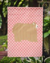 Load image into Gallery viewer, Lincoln Longwool Sheep Pink Check Garden Flag - Outdoor Decorative Yard Flag