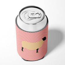 Load image into Gallery viewer, Suffolk Sheep Pink Check Can or Bottle Hugger BB7972CC