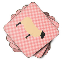 Load image into Gallery viewer, Suffolk Sheep Pink Check Foam Coaster  BB7972FC