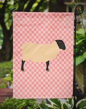Load image into Gallery viewer, Suffolk Sheep Pink Check Garden Flag - Outdoor Decorative Yard Flag