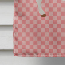 Load image into Gallery viewer, Jacob Sheep Pink Check Flag Canvas House Size BB7975CHF