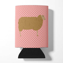Load image into Gallery viewer, East Friesian Sheep Pink Check Can or Bottle Hugger BB7977CC