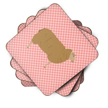 Load image into Gallery viewer, East Friesian Sheep Pink Check Foam Coaster  BB7977FC