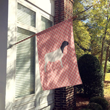 Load image into Gallery viewer, Dorper Sheep Pink Check Flag Canvas House Size BB7978CHF