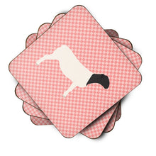 Load image into Gallery viewer, Dorper Sheep Pink Check Foam Coaster  BB7978FC