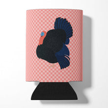 Load image into Gallery viewer, Norfolk Black Turkey Pink Check Can or Bottle Hugger BB7985CC