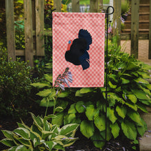 Load image into Gallery viewer, Norfolk Black Turkey Pink Check Garden Flag - Outdoor Decorative Yard Flag BB7985GF