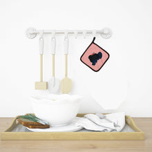 Load image into Gallery viewer, Norfolk Black Turkey Pink Check Pot Holders - Set of 2 - Heat-Resistant Kitchen Essentials BB7985PTHD