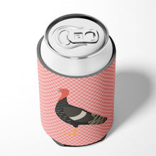Load image into Gallery viewer, Marragansett Turkey Pink Check Can or Bottle Hugger BB7987CC