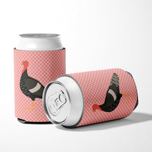 Load image into Gallery viewer, Marragansett Turkey Pink Check Can or Bottle Hugger BB7987CC