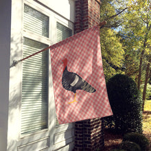 Load image into Gallery viewer, Marragansett Turkey Pink Check Flag Canvas House Size BB7987CHF
