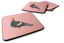 Load image into Gallery viewer, Marragansett Turkey Pink Check Foam Coaster  BB7987FC
