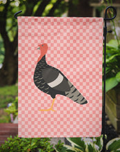 Load image into Gallery viewer, Marragansett Turkey Pink Check Garden Flag - Outdoor Decorative Yard Flag