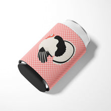 Load image into Gallery viewer, Royal Palm Turkey Pink Check Can or Bottle Hugger BB7988CC