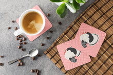 Load image into Gallery viewer, Royal Palm Turkey Pink Check Foam Coaster  BB7988FC