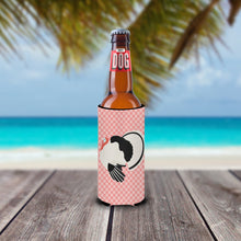 Load image into Gallery viewer, Royal Palm Turkey Pink Check   Hugger for slim cans