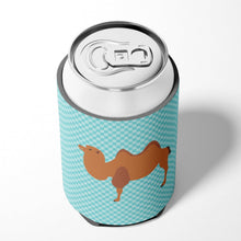 Load image into Gallery viewer, Bactrian Camel Blue Check Can or Bottle Hugger BB7992CC