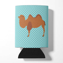 Load image into Gallery viewer, Bactrian Camel Blue Check Can or Bottle Hugger BB7992CC