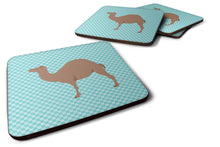 Load image into Gallery viewer, F1 Hybrid Camel Blue Check Foam Coaster  BB7993FC