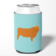 Load image into Gallery viewer, Highland Cow Blue Check Can or Bottle Hugger BB7994CC