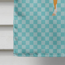 Load image into Gallery viewer, Guernsey Cow Blue Check Flag Canvas House Size BB7995CHF