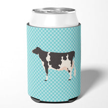 Load image into Gallery viewer, Holstein Cow Blue Check Can or Bottle Hugger BB7996CC