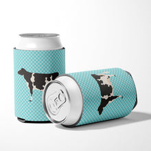 Load image into Gallery viewer, Holstein Cow Blue Check Can or Bottle Hugger BB7996CC