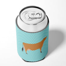 Load image into Gallery viewer, Jersey Cow Blue Check Can or Bottle Hugger BB8003CC