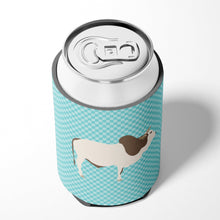 Load image into Gallery viewer, Malvi Cow Blue Check Can or Bottle Hugger BB8004CC