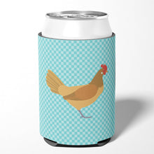 Load image into Gallery viewer, Frisian Friesian Chicken Blue Check Can or Bottle Hugger BB8006CC