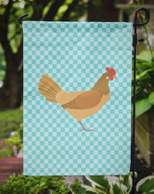 Load image into Gallery viewer, Frisian Friesian Chicken Blue Check Garden Flag - Outdoor Decorative Yard Flag