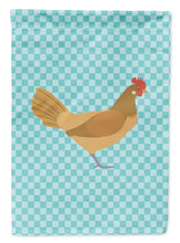 Load image into Gallery viewer, Frisian Friesian Chicken Blue Check Garden Flag - Outdoor Decorative Yard Flag