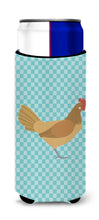 Load image into Gallery viewer, Frisian Friesian Chicken Blue Check   Hugger for slim cans