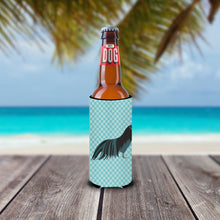 Load image into Gallery viewer, Sumatra Chicken Blue Check   Hugger for slim cans